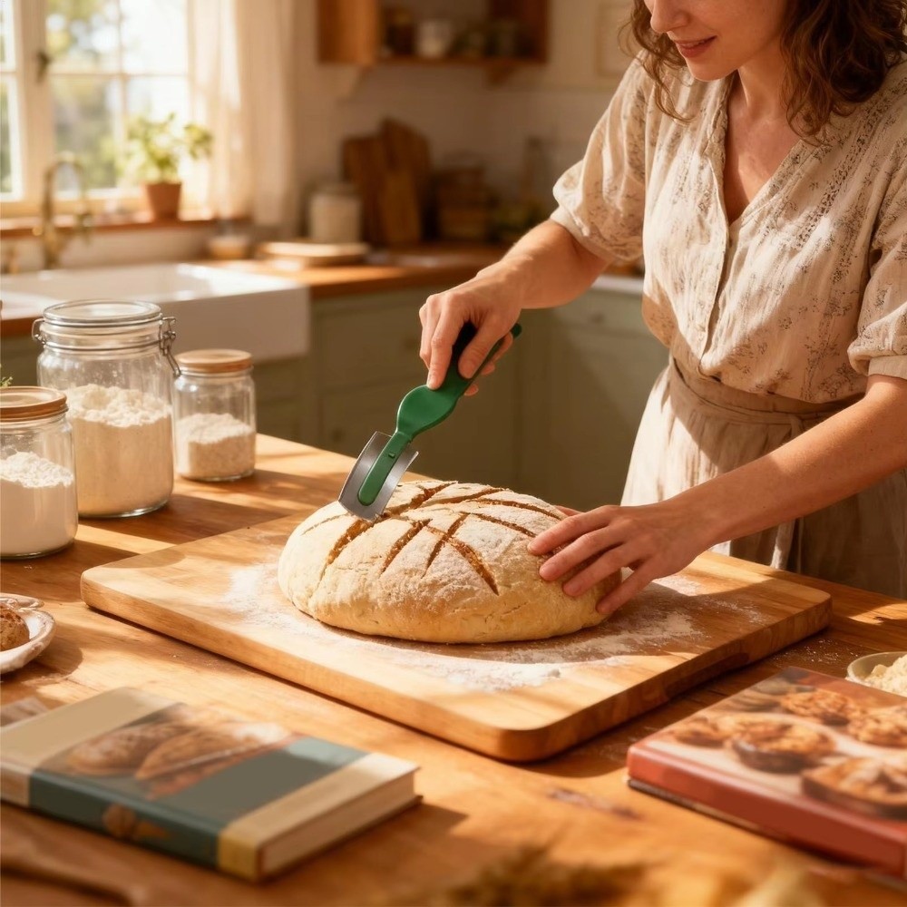 Bread Lame Scoring - Easy To Clean Curved Blades Dough
