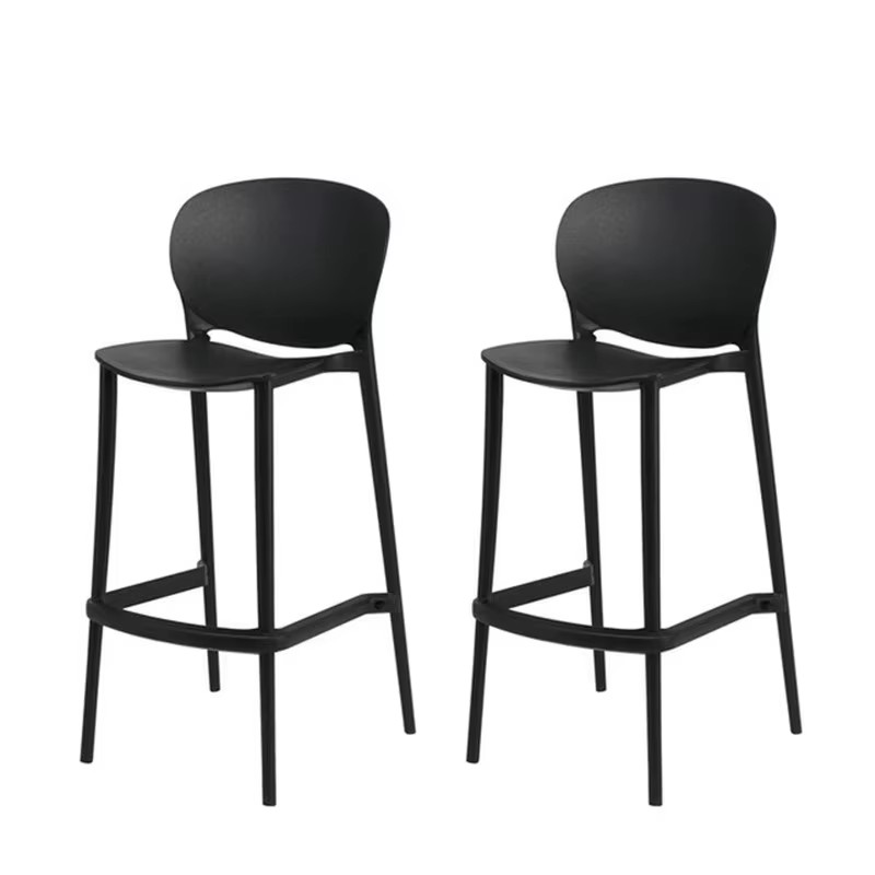 Kitchen Queen - 2pcs Mini Bar High Dining Chair