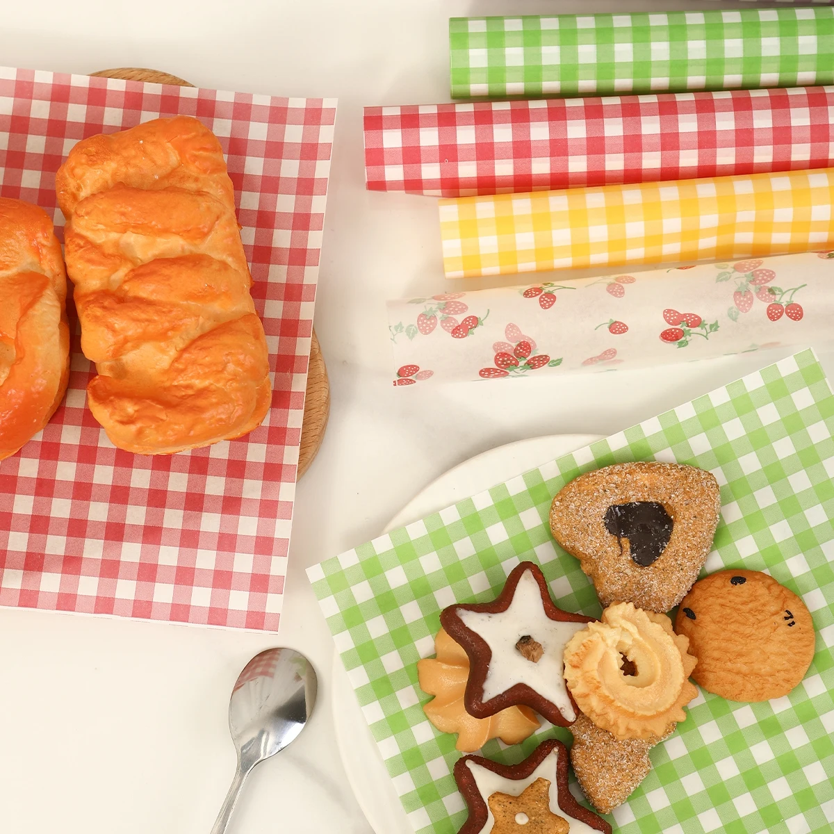 Kitchen Paper For Baking - 50Pcs Oilproof Wrapping Paper for Bread