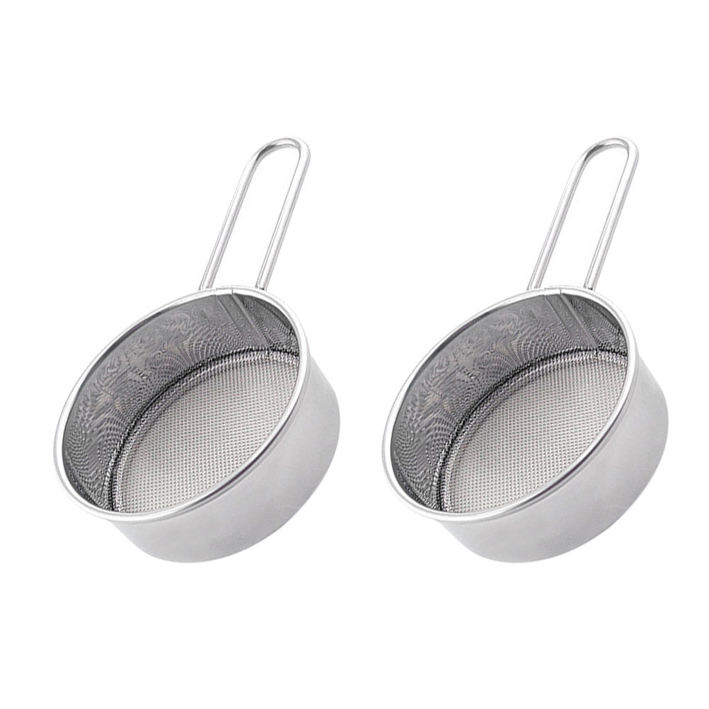 Baking Powder Kitchen - 2Pcs Stainless Steel Flour Sifter Set
