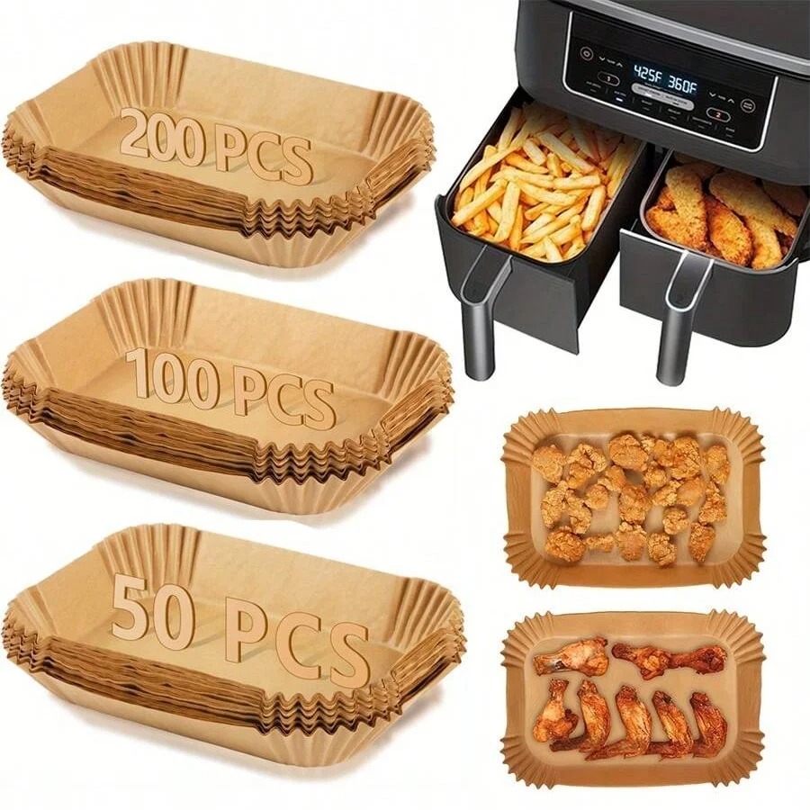 Kitchen Paper For Baking - Air Fryer Paper Liners Disposable Oil-proof&Heat