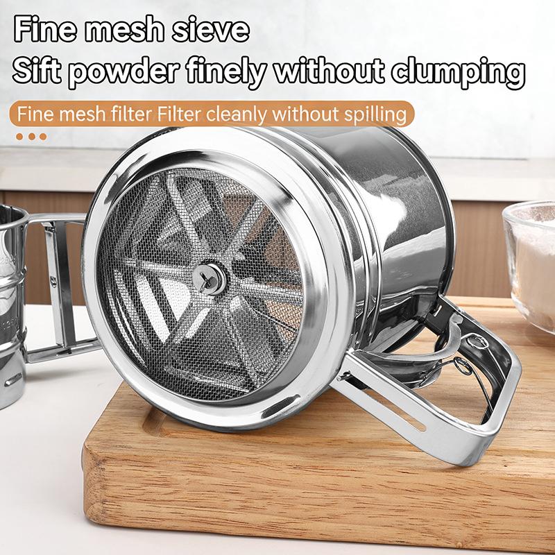 Stainless Steel Flour Sieve Cu - Baking Powder Kitchen review and price