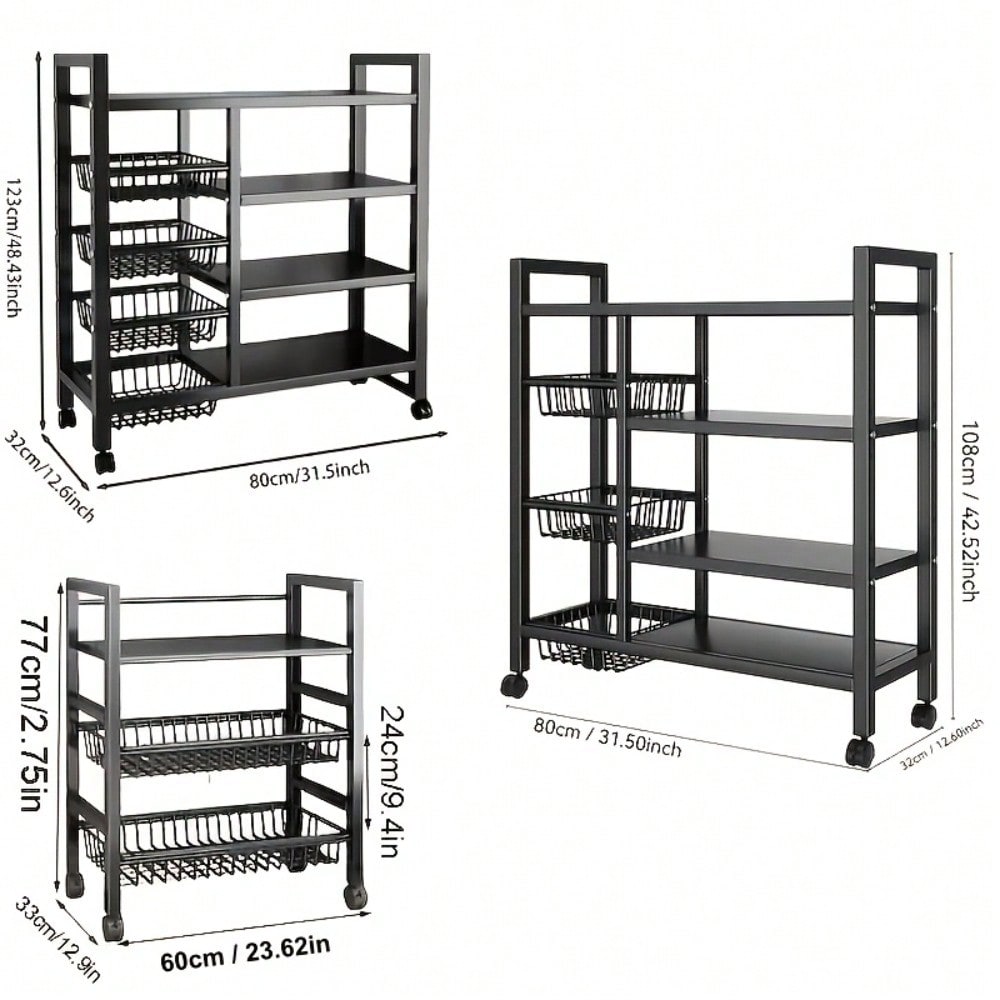 Movable Kitchen Storage Rack W - Kitchen Baking Island review and price
