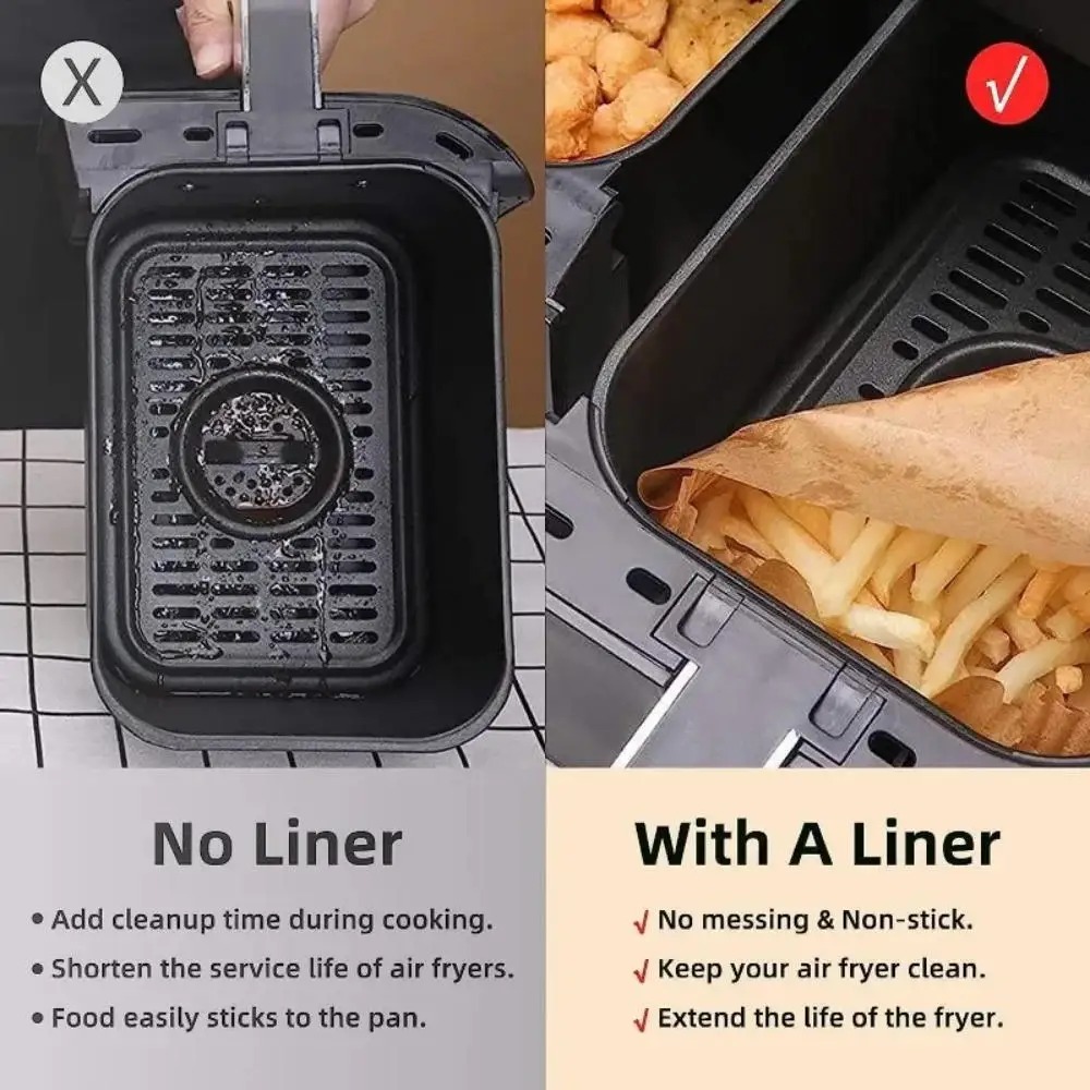 50/100pcs Disposable Air Fryer - Kitchen Paper For Baking review and price