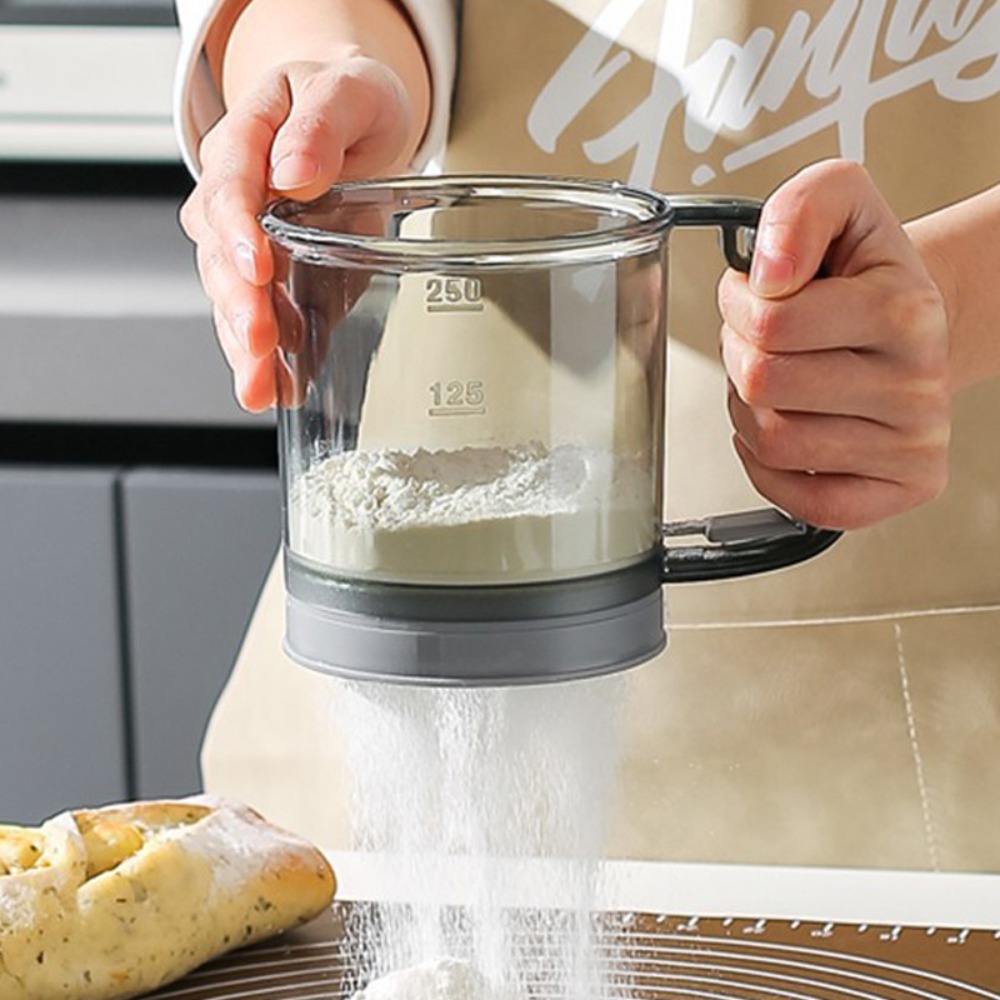 yesDouble Layer Flour Sifter M - Baking Powder Kitchen review and price
