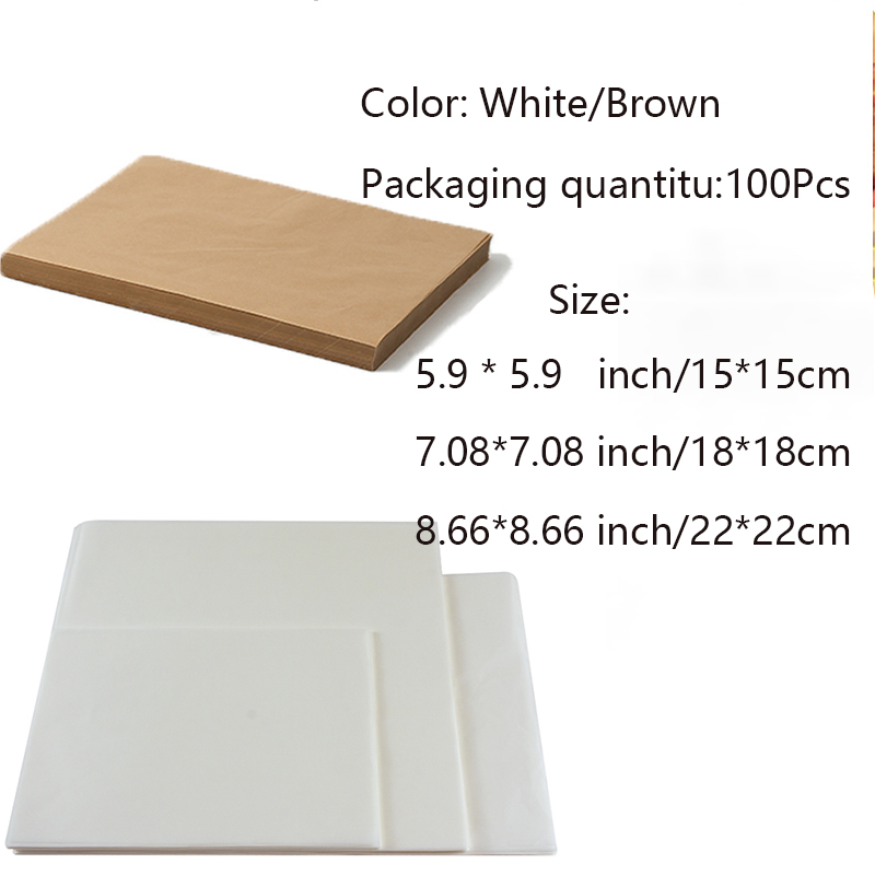 100 Pcs Baking Tools Parchment - Kitchen Paper For Baking review and price