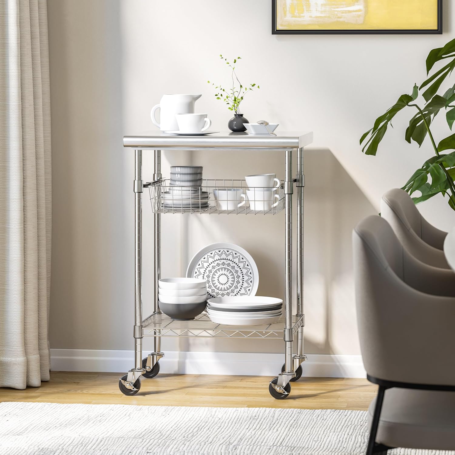 Stainless Steel Commercial Pre - Kitchen Baking Island review and price