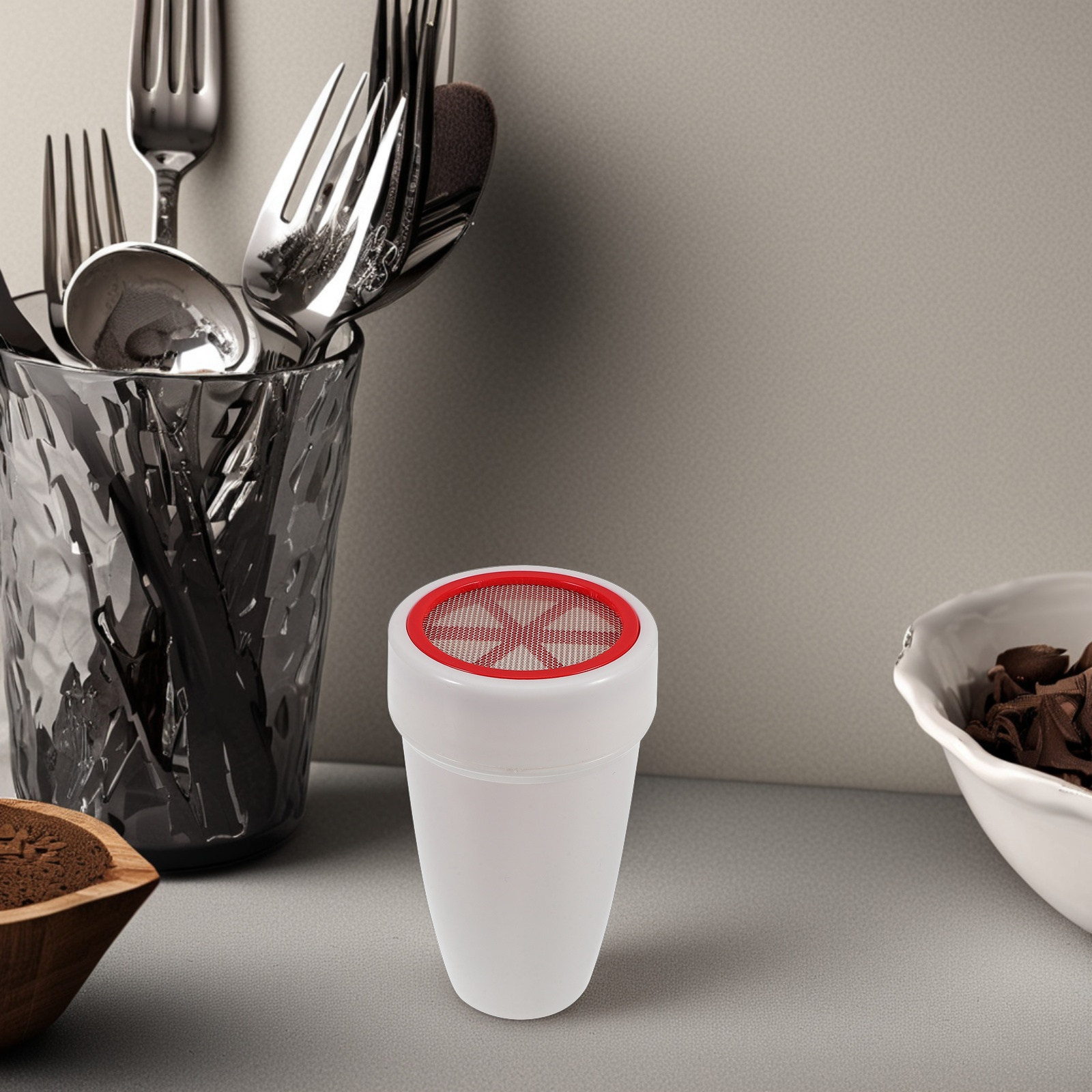 Flour Sieve Handheld Small Sif - Baking Powder Kitchen review and price
