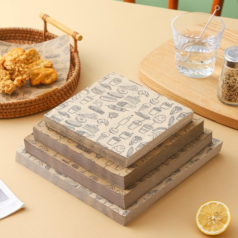 100pcs Oil-Proof Baking Food W - Kitchen Paper For Baking review and price
