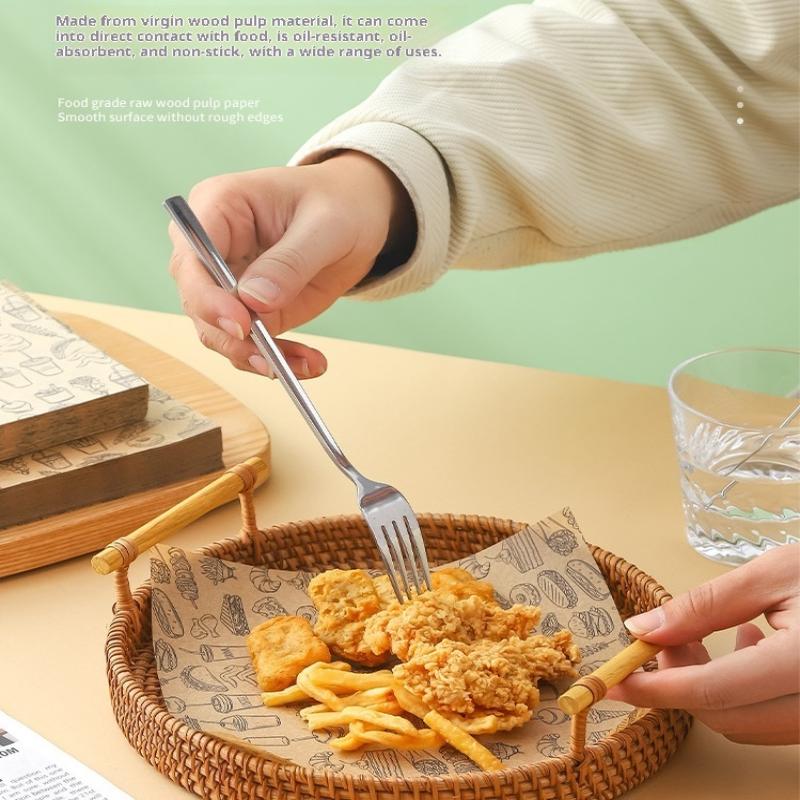 100pcs Oil-Proof Baking Food W - Kitchen Paper For Baking review and price