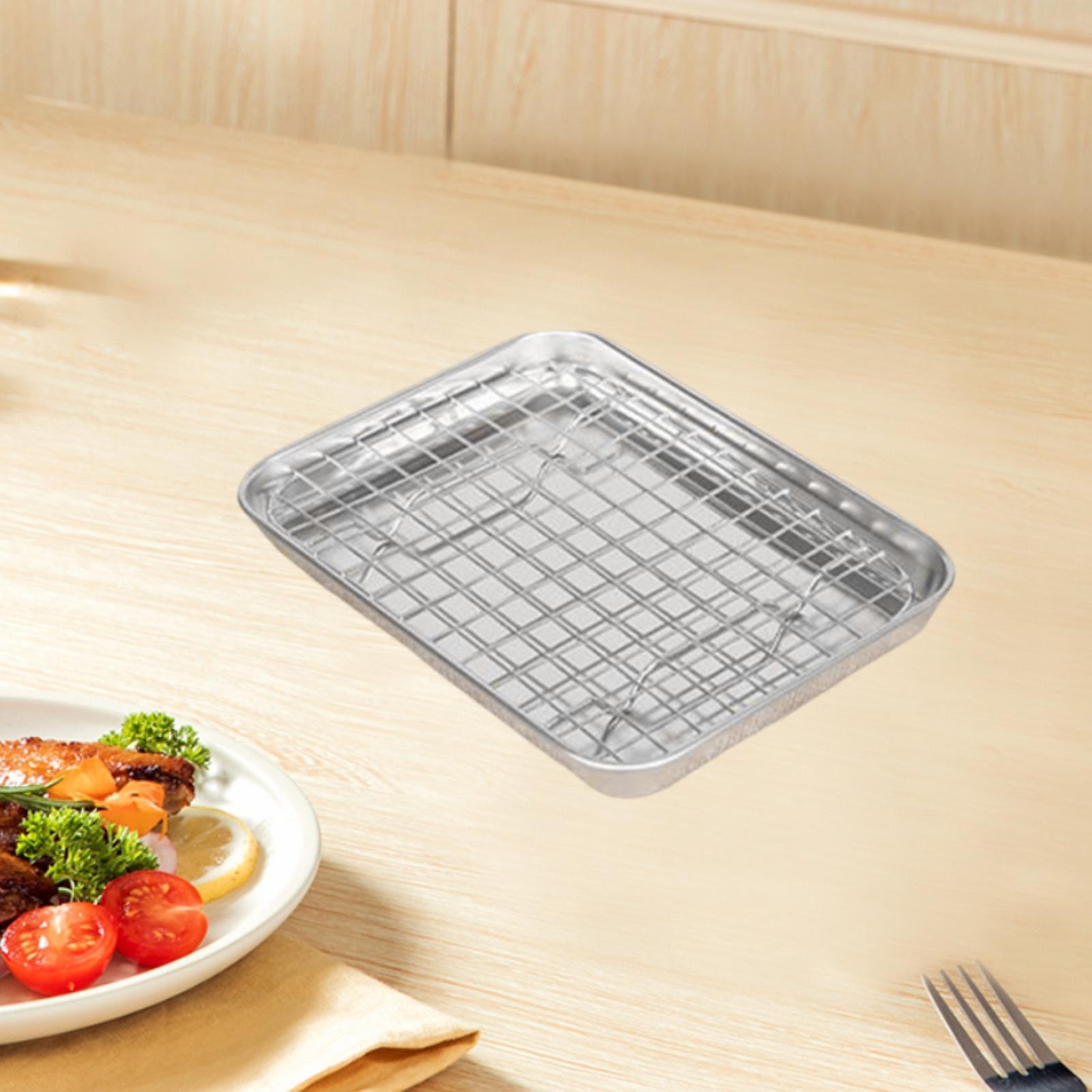 Stainless Steel Baking Sheet w - Kitchen Baking Tray Rack review and price