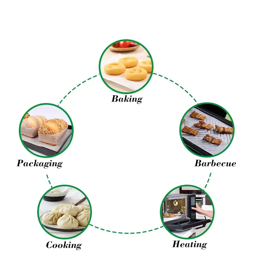 Parchment Paper Baking Sheets, - Kitchen Paper For Baking review and price