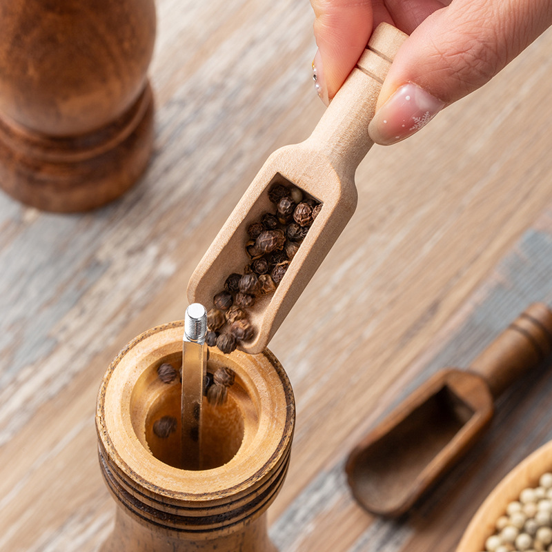 2/5PCS Wooden Coffee Scoop Set - Baking Powder Kitchen review and price