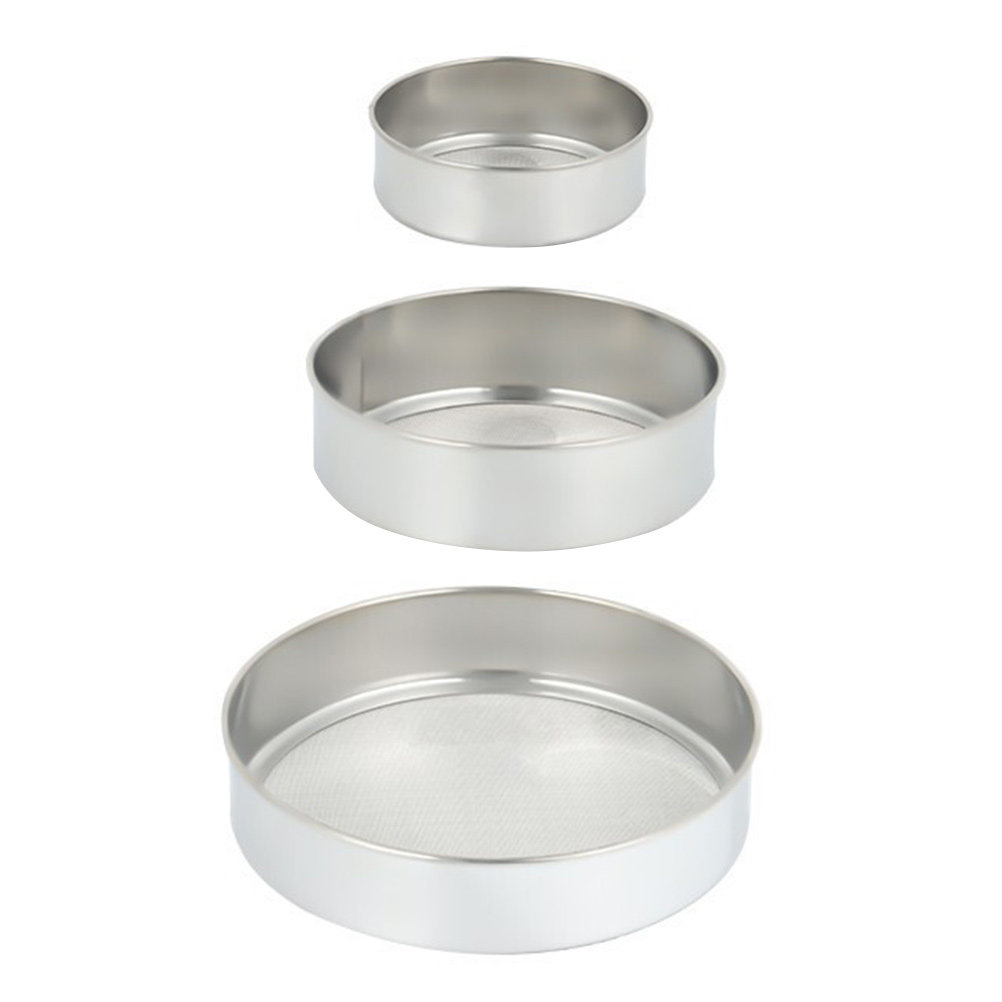 3Pcs Stainless Steel Flour Sif - Baking Powder Kitchen review and price