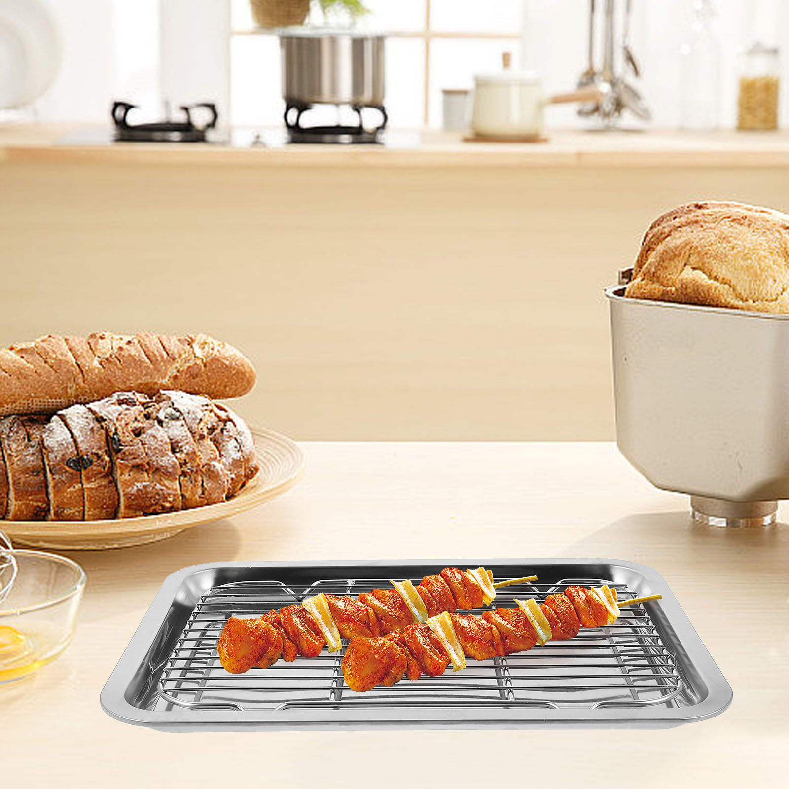 1Set Stainless Steel Wire Baki - Cooling Rack Wire review and price