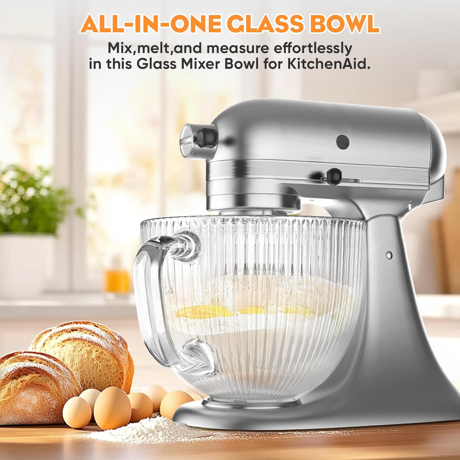 GVODE Glass Bowl for Kitchenai - Stand Mixer Bowl review and price