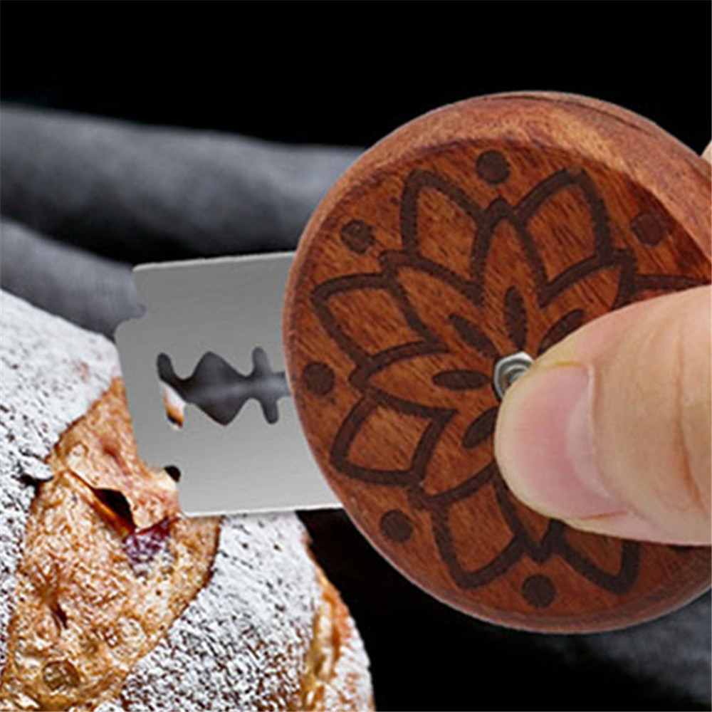 Wood Round Bread Lame Knife wi - Bread Lame Scoring review and price