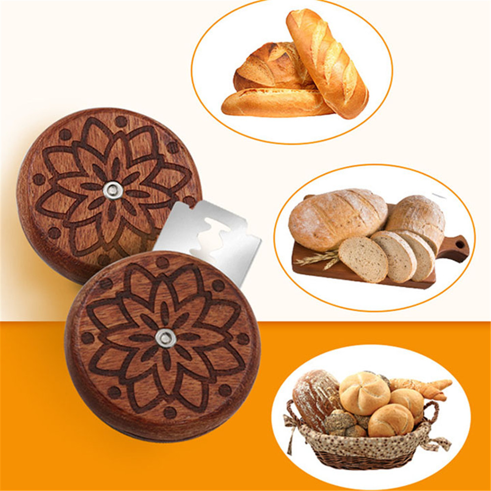 Wood Round Bread Lame Knife wi - Bread Lame Scoring review and price