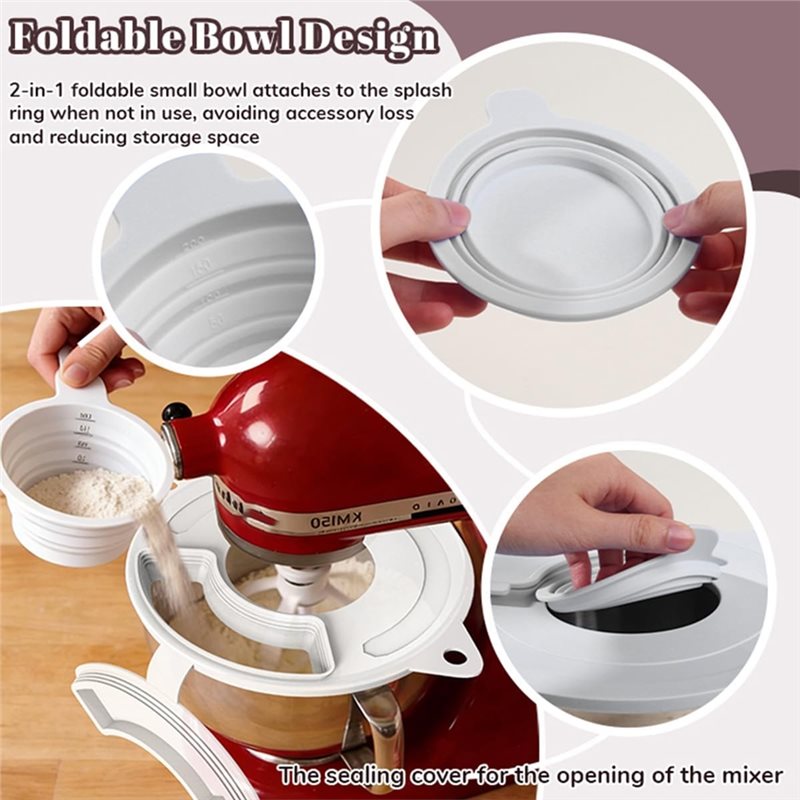 【NECESSITY】Silicone Mixers Bow - Stand Mixer Bowl review and price
