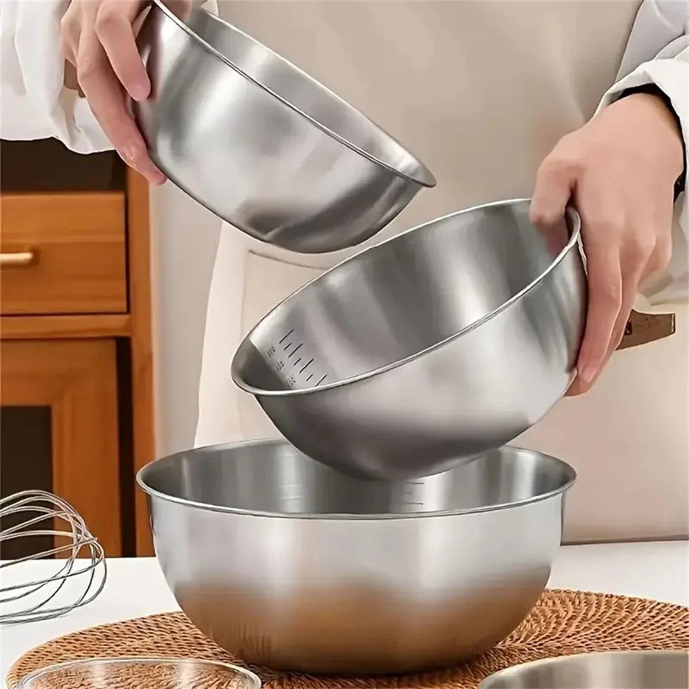 1-3 Stainless Steel Bowl Set w - Stand Mixer Bowl review and price