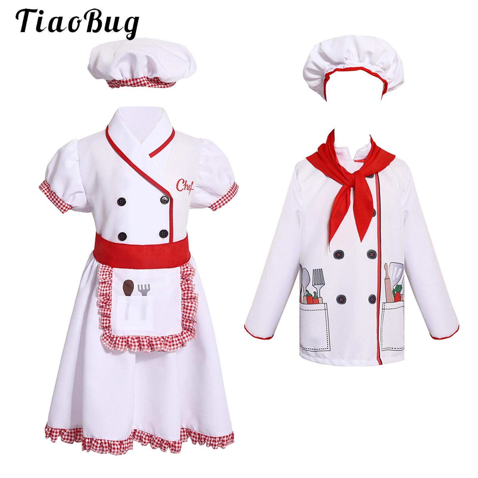 Kids Chef Costume Boys Girls C - Cooking Chef Xl review and price