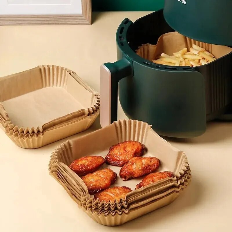50Pcs Air Fryer Disposable Pap - Kitchen Paper For Baking review and price