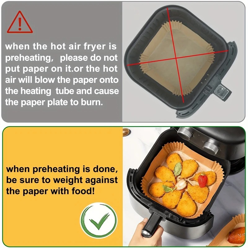 Air Fryer Paper Liners Disposa - Kitchen Paper For Baking review and price
