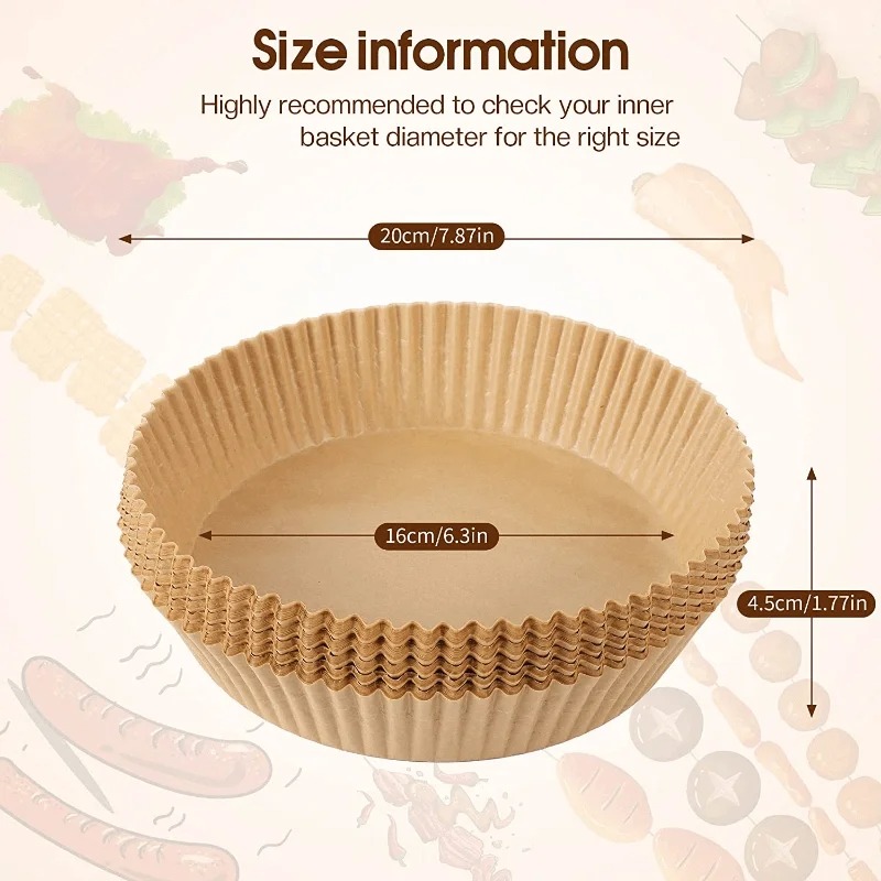 Air Fryer Paper Liners Disposa - Kitchen Paper For Baking review and price