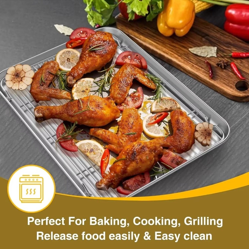 New 304 Stainless Steel Stainl - Kitchen Baking Tray Rack review and price