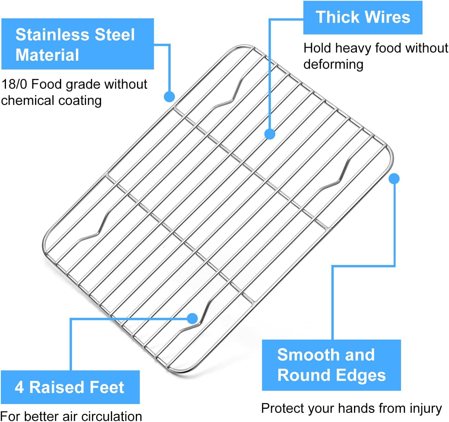 P&P CHEF 9.7' x 7.3' Cooling B - Cooling Rack Wire review and price